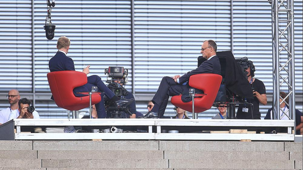 Markus Preiß und Friedrich Merz am 13.07.2025 - Foto: über dts Nachrichtenagentur