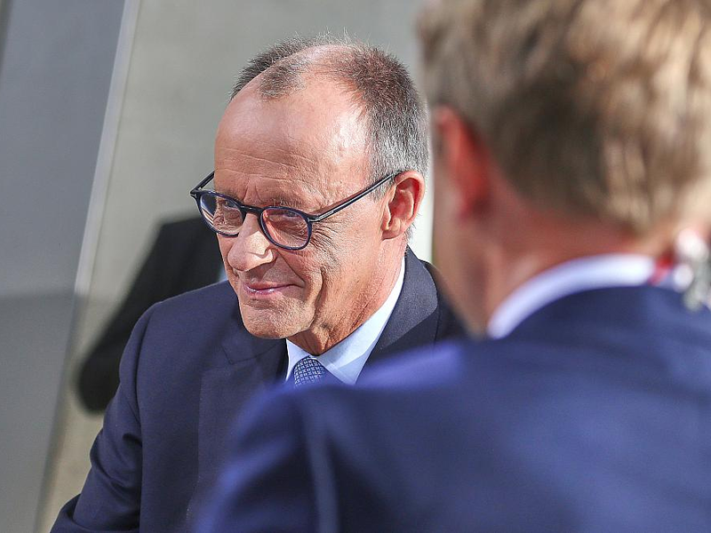 Friedrich Merz und Markus Preiß am 13.07.2025 - Foto: über dts Nachrichtenagentur