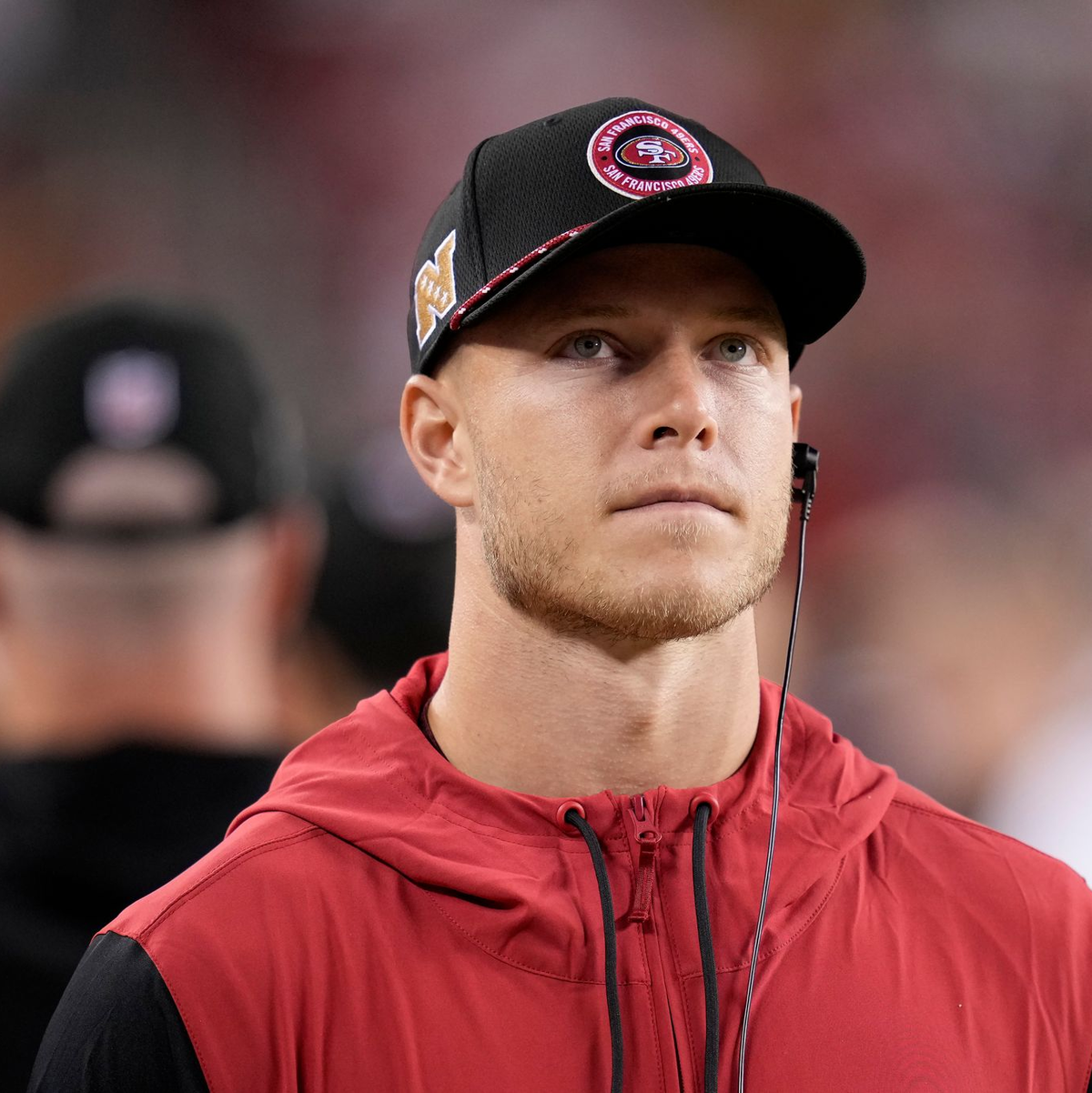 Christian McCaffrey ist Vater einer Tochter geworden. (Archivbild) - Foto: Godofredo A. Vasquez/AP/dpa