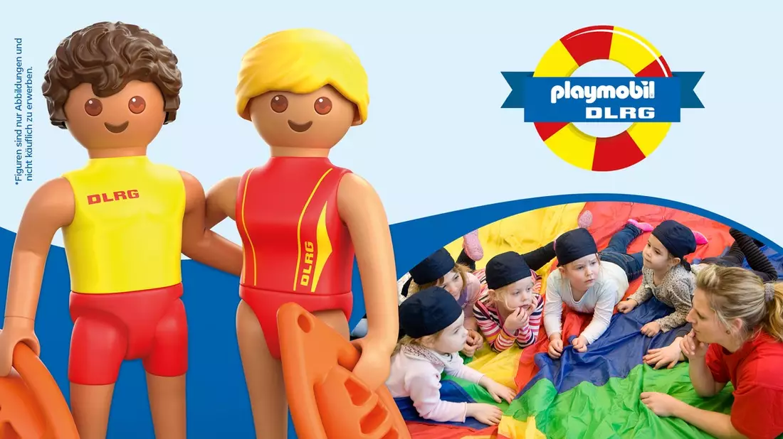 DLRG und PLAYMOBIL gemeinsam für mehr Wassersicherheit bei Kindern - Bild: presseportal.de