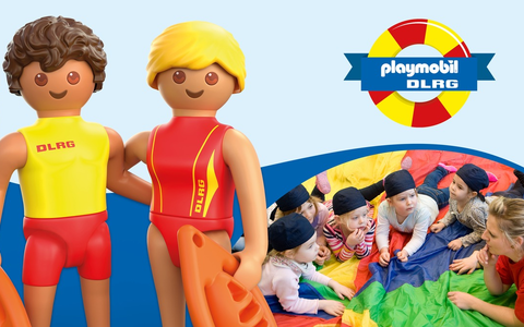 DLRG und PLAYMOBIL gemeinsam für mehr Wassersicherheit bei Kindern - Foto: presseportal.de