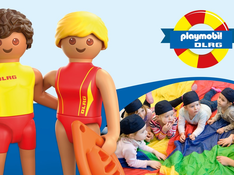 DLRG und PLAYMOBIL gemeinsam für mehr Wassersicherheit bei Kindern - Foto: presseportal.de