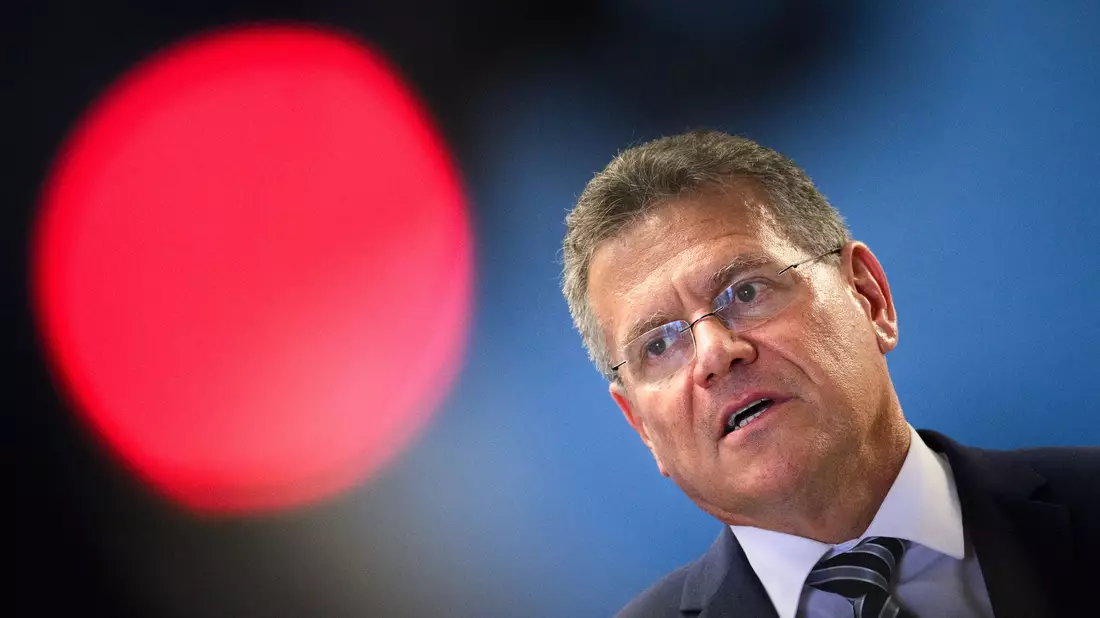 Ist enttäuscht von Trump: EU-Handelskommissar Maros Sefcovic. (Archivbild) - Bild: Bernd von Jutrczenka/dpa