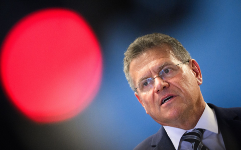 Ist enttäuscht von Trump: EU-Handelskommissar Maros Sefcovic. (Archivbild) - Foto: Bernd von Jutrczenka/dpa