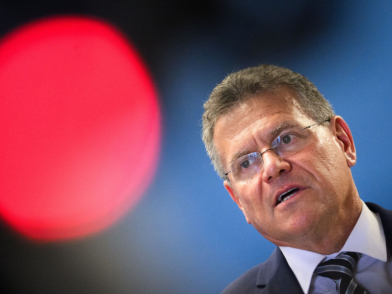 Ist enttäuscht von Trump: EU-Handelskommissar Maros Sefcovic. (Archivbild) - Foto: Bernd von Jutrczenka/dpa