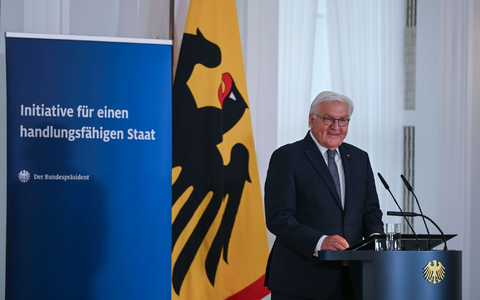 Die Initiative für einen handlungsfähigen Staat legt ihren Abschlussbericht vor - Schirmherr ist Bundespräsident Steinmeier. - Foto: Katharina Kausche/dpa