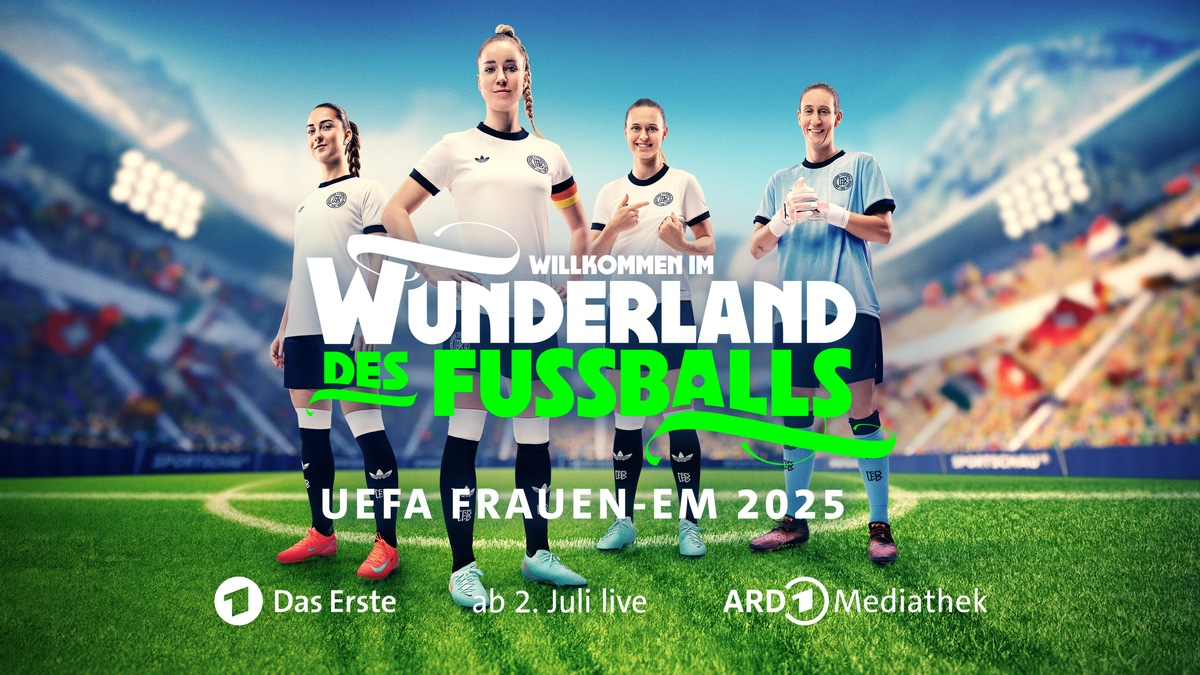UEFA Frauen-EM 2025 Viertelfinale: Schweden - England und Spanien - Schweiz live im Ersten und in der ARD Mediathek - Foto: presseportal.de