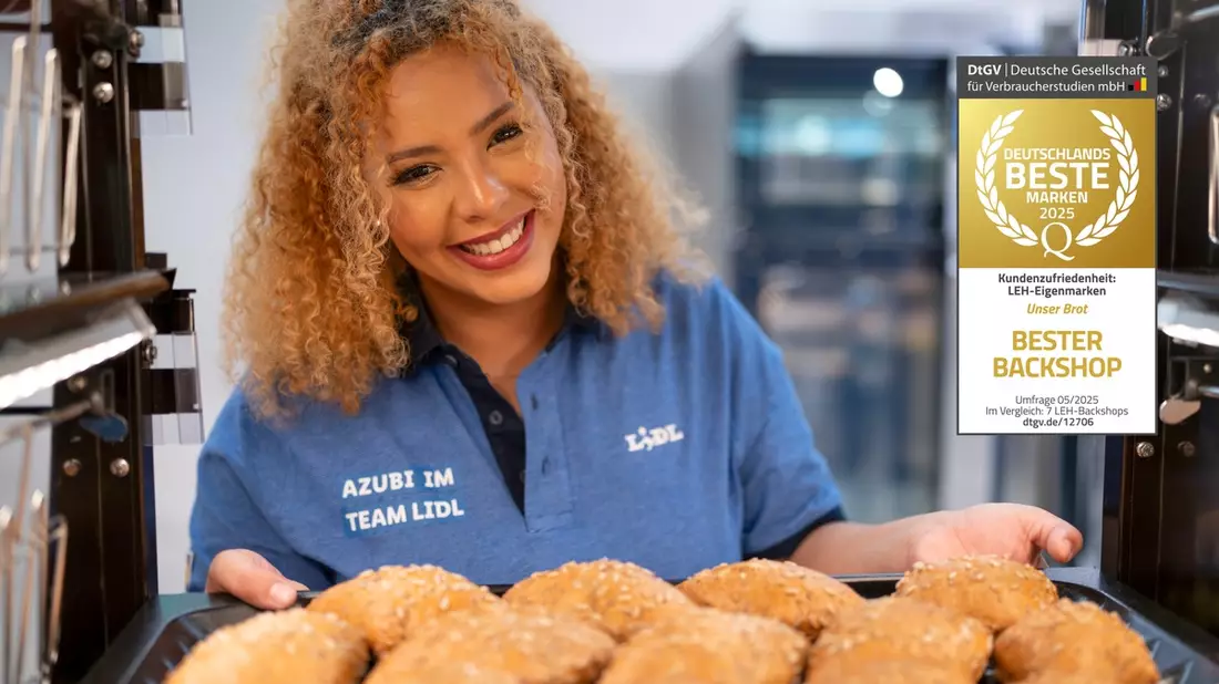 Lidl-Eigenmarke Unser Brot zum vierten Mal in Folge als Bester Backshop ausgezeichnet / Mehrere Top-Platzierungen bei Eigenmarken-Studie - Bild: presseportal.de