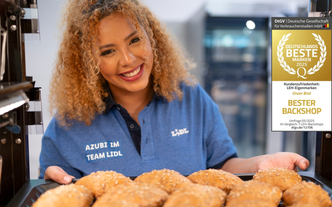 Lidl-Eigenmarke Unser Brot zum vierten Mal in Folge als Bester Backshop ausgezeichnet / Mehrere Top-Platzierungen bei Eigenmarken-Studie - Foto: presseportal.de