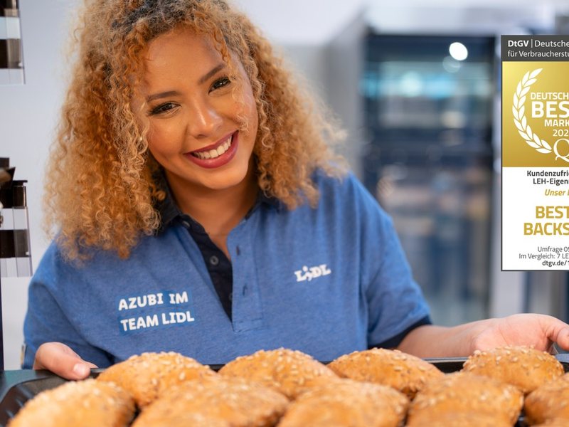 Lidl-Eigenmarke Unser Brot zum vierten Mal in Folge als Bester Backshop ausgezeichnet / Mehrere Top-Platzierungen bei Eigenmarken-Studie - Foto: presseportal.de