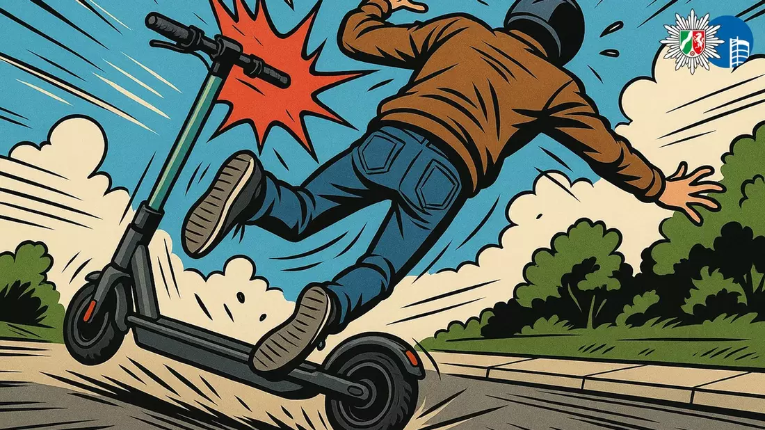 POL-OB: E-Scooter-Fahrer mit über 70 km/h unterwegs verunglückt - Bild: presseportal.de
