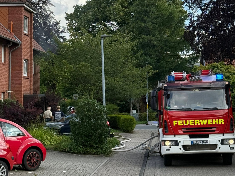 FW-AUR: Rauchmelder ruft Einsatzkräfte rechtzeitig herbei - Foto: presseportal.de