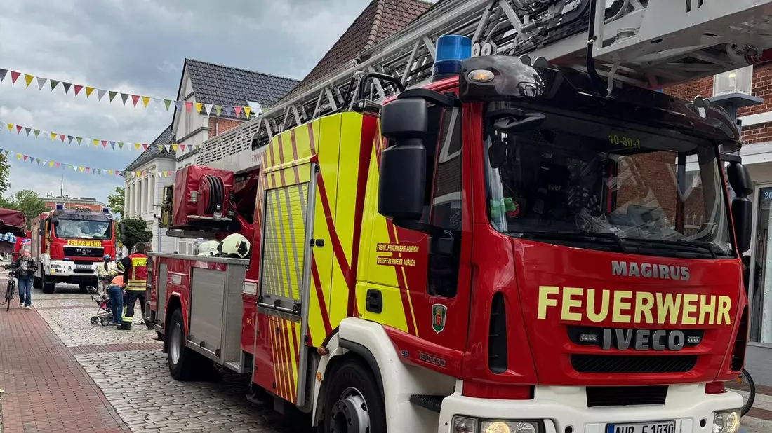 FW-AUR: Röstmaschine geriet in Brand - Bild: presseportal.de