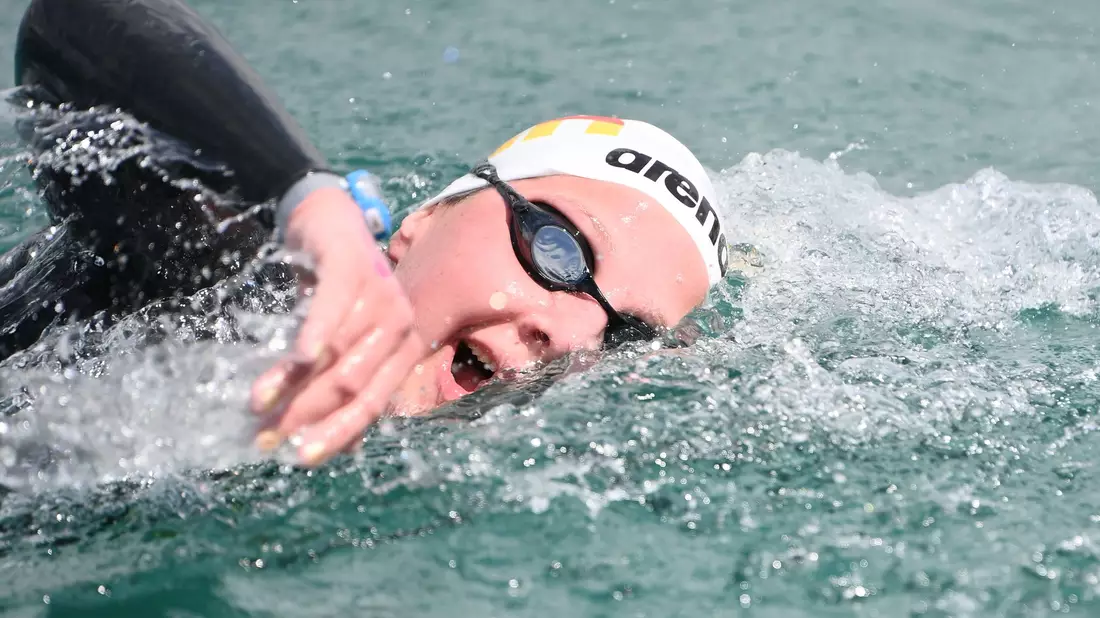 Lea Boy wollte eigentlich heute Morgen um eine WM-Medaille schwimmen. - Bild: Alfredo Falcone/Zuma Press/dpa