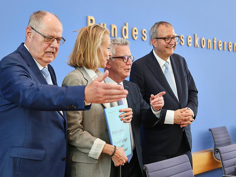 Vorstellung des Abschlussberichts der Initiative für einen handlungsfähigen Staat am 14.07.2025 - Foto: über dts Nachrichtenagentur