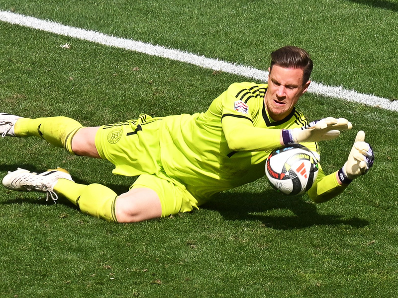 Marc-André ter Stegen wird in der Vorbereitung des FC Barcelona zum Alleinunterhalter.  - Foto: Marijan Murat/dpa