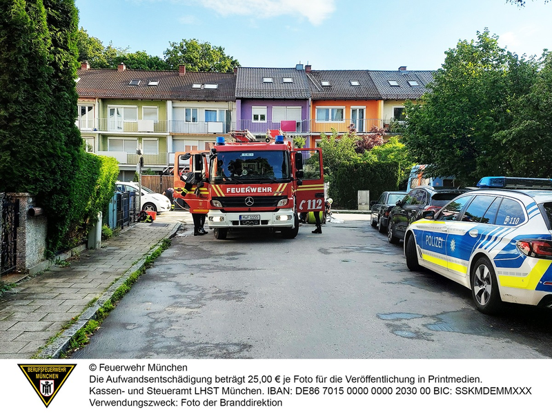 FW-M: Schwer verletzt nach Zimmerbrand (Giesing) - Foto: presseportal.de