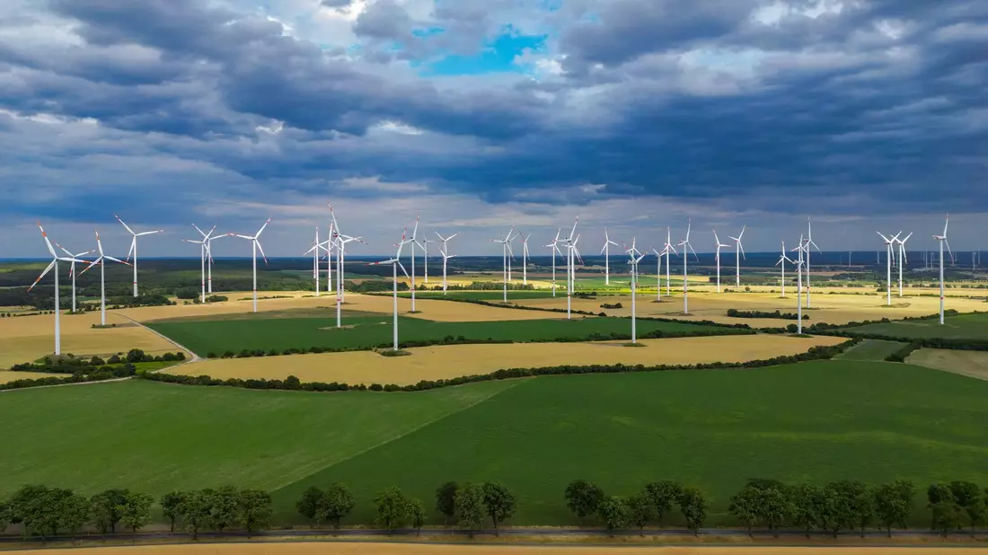 Nie zuvor wurden so viele neue Windräder in Deutschland genehmigt.  - Bild: Patrick Pleul/dpa
