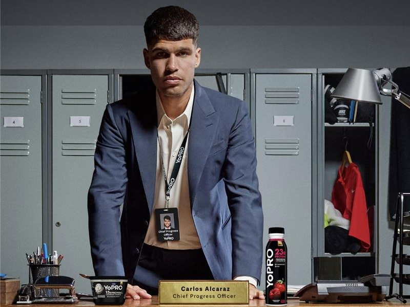 Carlos Alcaraz ist neuer globaler Markenbotschafter von YoPRO - Foto: presseportal.de