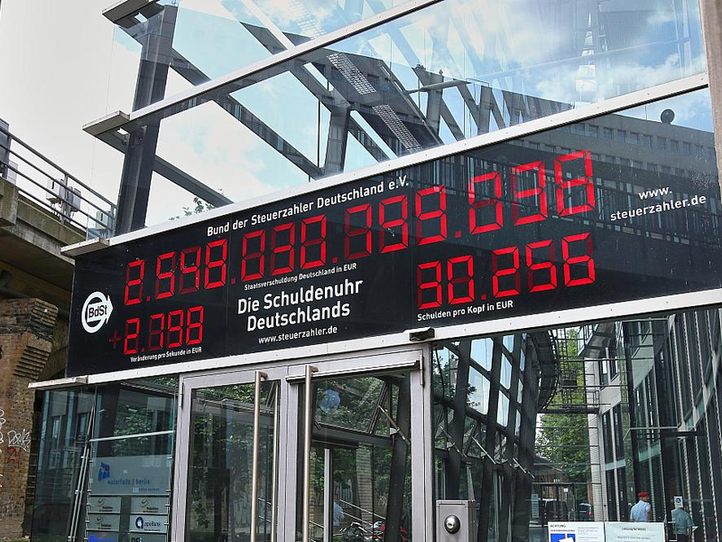 Schuldenuhr (Archiv) - Foto: über dts Nachrichtenagentur