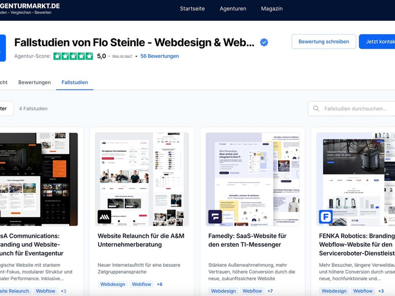 Agenturmarkt.de launcht neues Fallstudien-Feature: Weltweit erste Fallstudien-Management-Software vorgestellt - Foto: presseportal.de