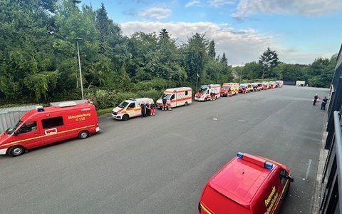 FW-GE: Überörtliche Hilfeleistung der Feuerwehr Gelsenkirchen - Foto: presseportal.de