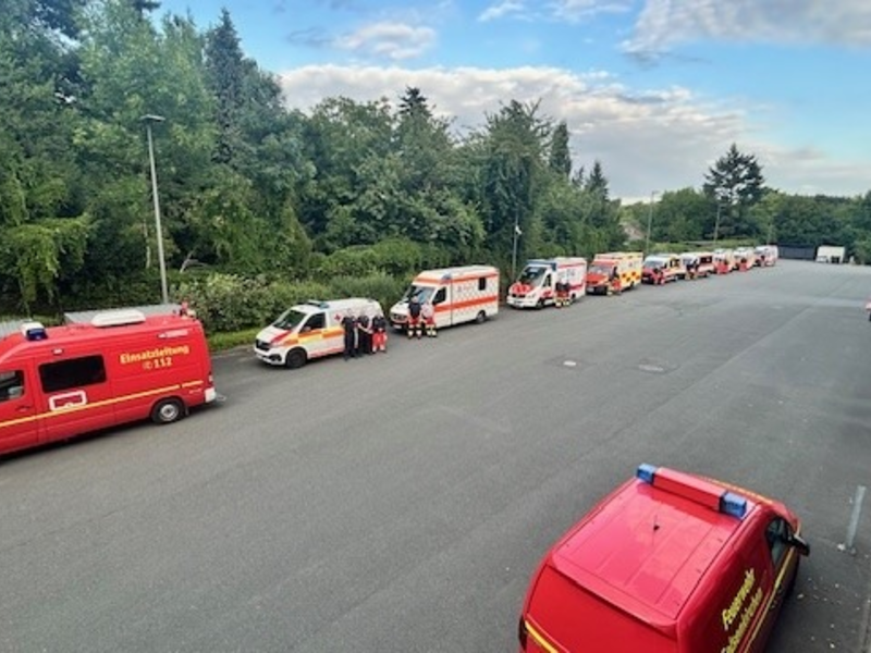 FW-GE: Überörtliche Hilfeleistung der Feuerwehr Gelsenkirchen - Foto: presseportal.de