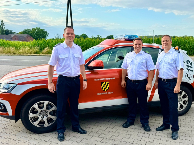 FW Neukirchen-Vluyn: Neues Führungsteam für die Feuerwehr Neukirchen-Vluyn: David Schade übernimmt die Leitung - Foto: presseportal.de