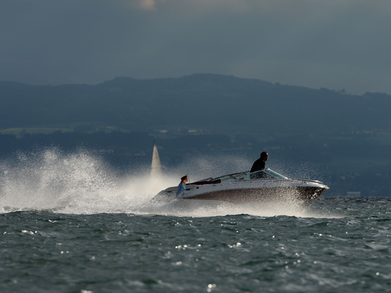 Schnelle Motorboote bringen zwar Spaß, können aber Pflanzen und Tieren in Seen enorm zusetzten. (Archivbild)  - Foto: Felix Kästle/dpa