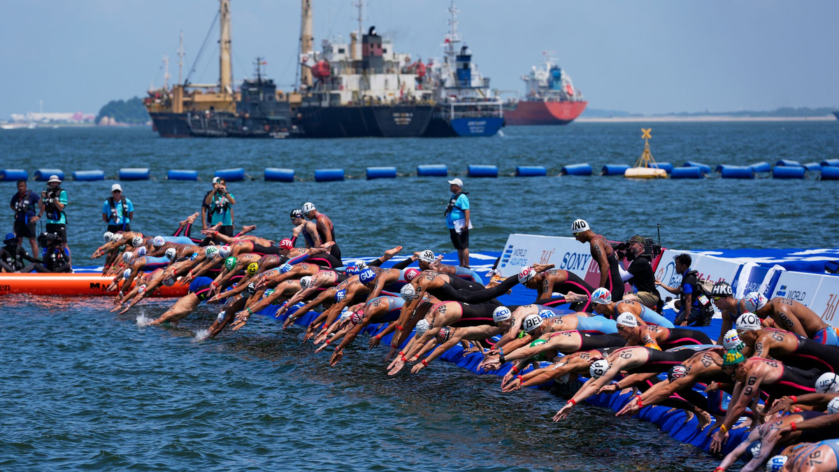 Am Ende ist Florian Wellbrock der Schnellste.  - Foto: Vincent Thian/AP/dpa