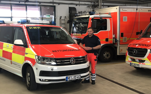 RKiSH: Start des Akut-Einsatzfahrzeugs (AEF) in Rendsburg - Foto: presseportal.de