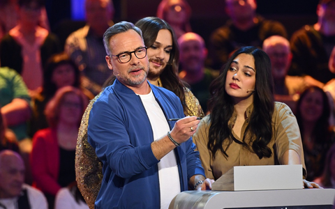 Matthias Opdenhövel Riccardo Simonetti Nilam Farooq Hast du Töne - Foto: Joyn/Willi Weber, presseportal.de