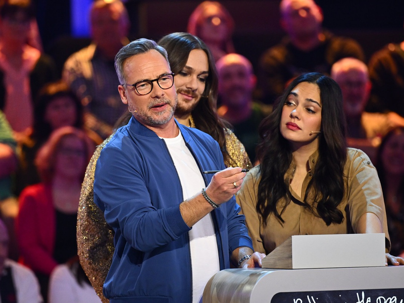 Matthias Opdenhövel Riccardo Simonetti Nilam Farooq Hast du Töne - Foto: Joyn/Willi Weber, presseportal.de