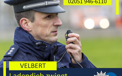 POL-ME: Ladendieb zwingt Zug zur Notbremsung: Polizei ermittelt - 2507076 - Foto: presseportal.de