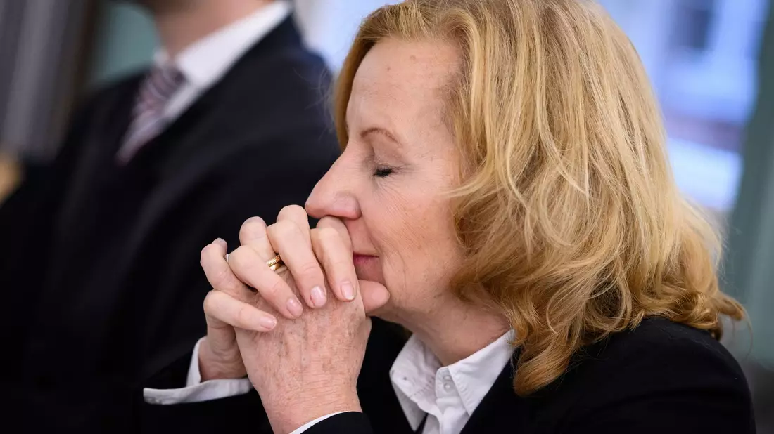 Patricia Schlesinger, ehemalige Intendantin des RBB, beim Prozess am Landgericht Berlin. (Archivbild)  - Bild: Bernd von Jutrczenka/dpa
