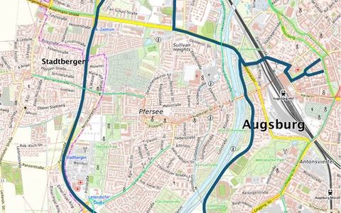 POL Schwaben Nord: Versammlung auf Fahrrädern - Information für Bürgerinnen und Bürger - Foto: presseportal.de