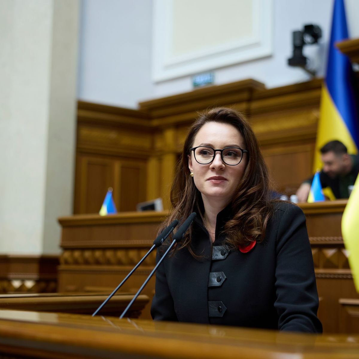 Das ukrainische Parlament wird über die Bestätigung der neuen Ministerpräsidentin Julia Swyrydenko und ihres Kabinetts abstimmen. - Foto: Vadym Sarakhan/AP/dpa