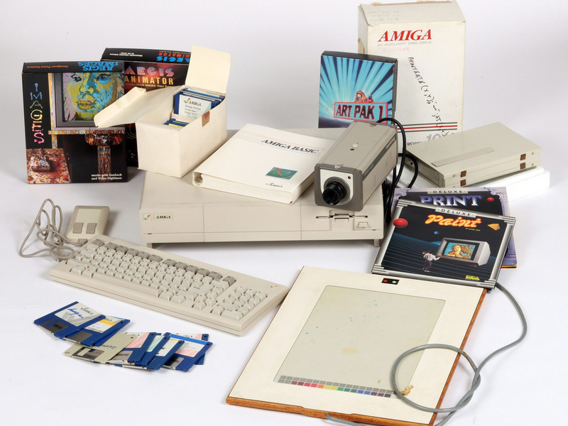 Der Pop-Art-Künstler Andy Warhol verwendete den Commodore Amiga für die Erstellung von Kunstwerken. - Foto: picture alliance / dpa