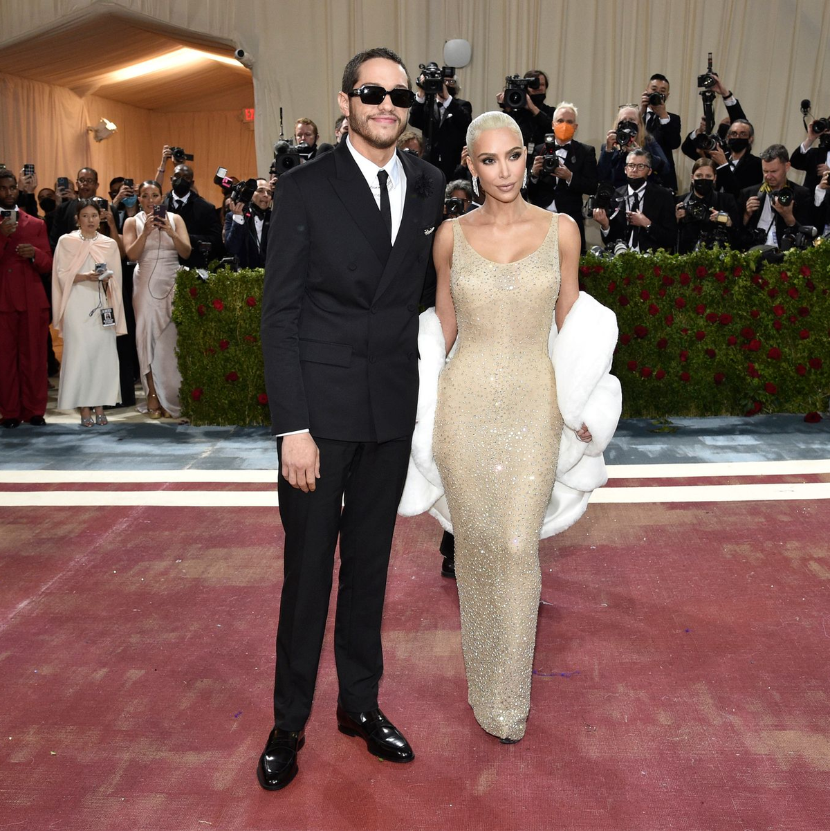 Kim Kardashian und Pete Davidson waren 2022 miteinander liiert. (Archivbild)  - Foto: Evan Agostini/Invision/dpa