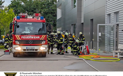 FW-M: Brand in Autowerkstatt (Forstenried) - Foto: presseportal.de