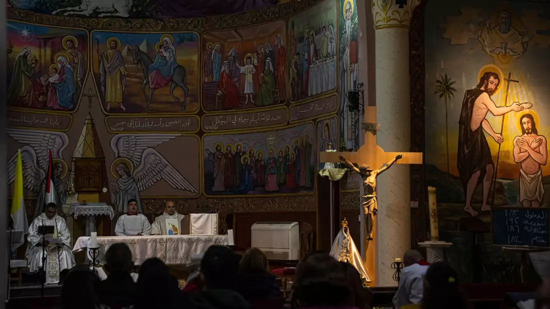 Im Gazastreifen leben rund 1000 Christen. (Archivbild) - Bild: Fatima Shbair/AP/dpa