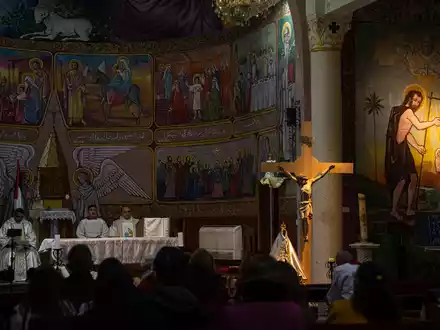 Im Gazastreifen leben rund 1.000 Christen. (Archivbild) - Foto: Fatima Shbair/AP/dpa