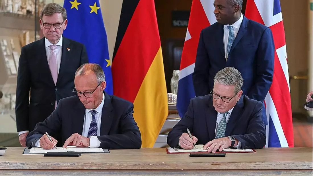 Unterzeichnung von Freundschaftsvertrag am 17.07.2025 - Bild: über dts Nachrichtenagentur