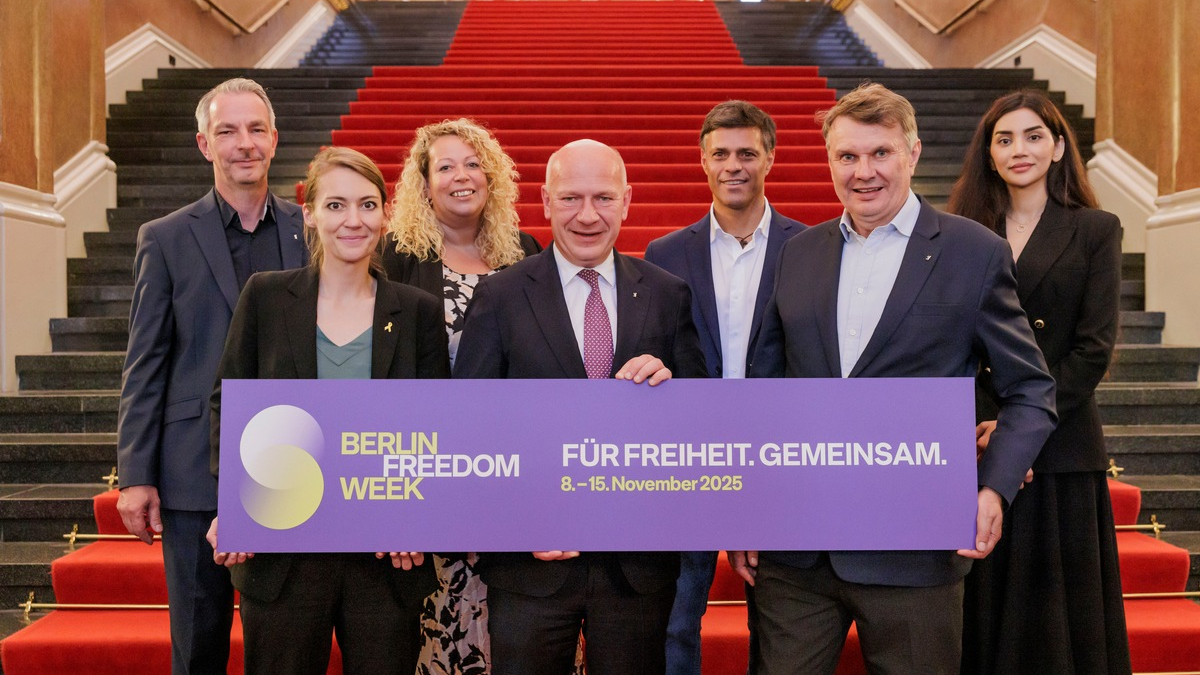 Erste Berlin Freedom Week & Conference: Berlin wird im November 2025 zum internationalen Forum für Freiheit und Demokratie - Foto: presseportal.de