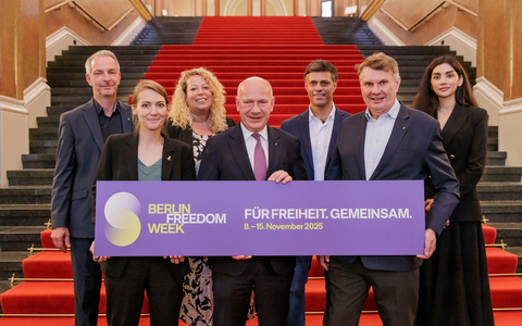 Erste Berlin Freedom Week & Conference: Berlin wird im November 2025 zum internationalen Forum für Freiheit und Demokratie - Foto: presseportal.de Erste Berlin Freedom Week & Conference: Berlin wird im November 2025 zum internationalen Forum für Freiheit und Demokratie - Foto: presseportal.de