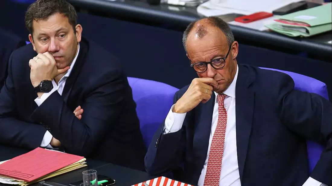 Lars Klingbeil und Friedrich Merz (Archiv) - Bild: über dts Nachrichtenagentur