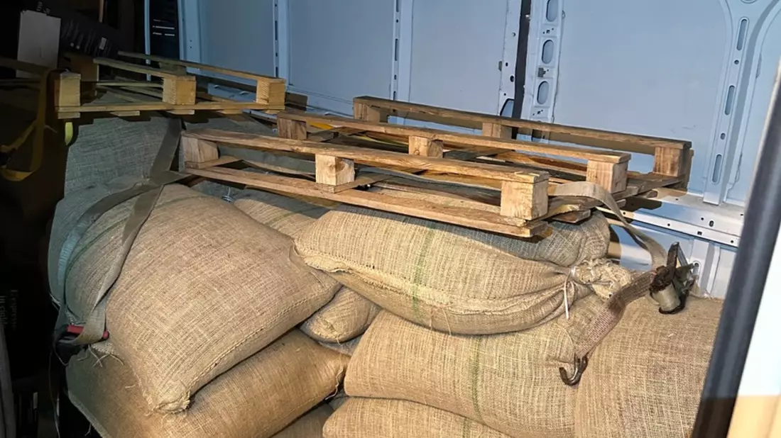 HZA-A: Augsburger Zoll stellt über 1.000 kg Kaffee sicher - Bild: presseportal.de