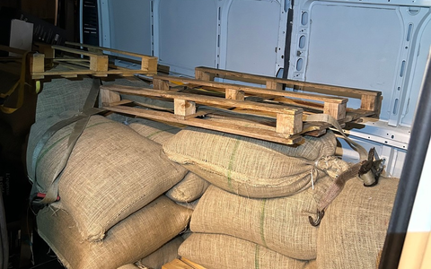 HZA-A: Augsburger Zoll stellt über 1.000 kg Kaffee sicher - Foto: presseportal.de