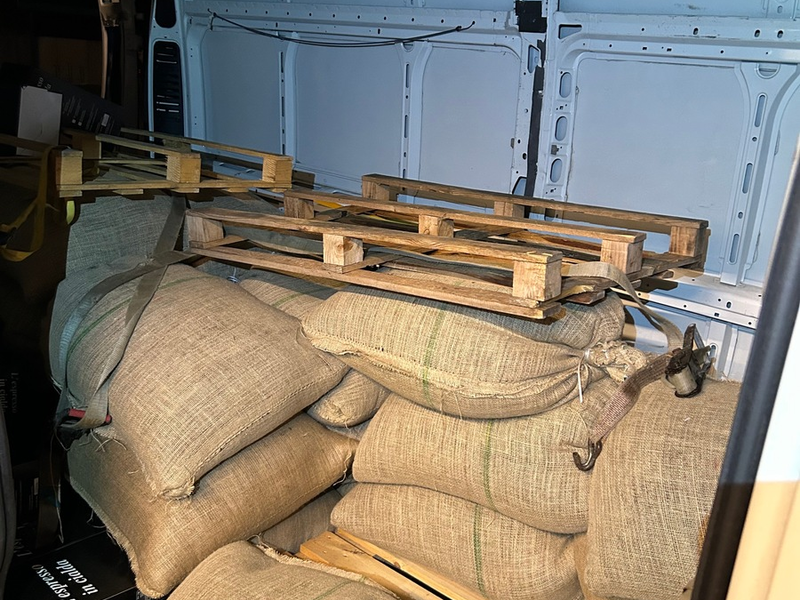 HZA-A: Augsburger Zoll stellt über 1.000 kg Kaffee sicher - Foto: presseportal.de