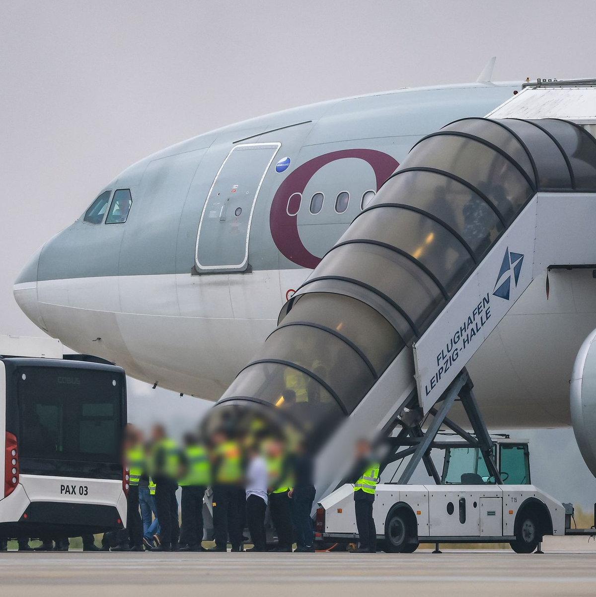 Erst vor wenigen Tagen gab es am Flughafen Leipzig einen Abschliebeflug nach Afghanistan. (Archibvild) - Foto: Jan Woitas/dpa